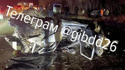 Два человека погибли и трое пострадали после аварии в Андроповском округе
