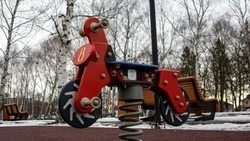 В Андроповском округе обновили площадку на территории детского сада