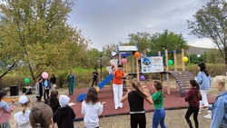 В селе Султан обновили парковую детскую площадку