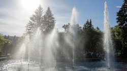 В селе Андроповского округа установили фонтан по губернаторской программе